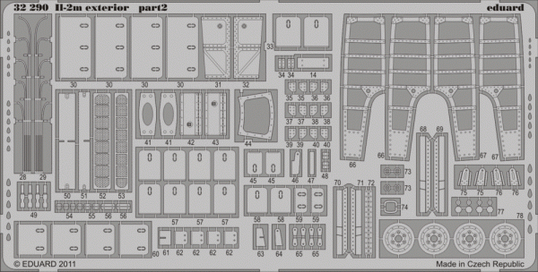 Eduard 32290 Il-2m exterior HOBBY BOSS (1:32)