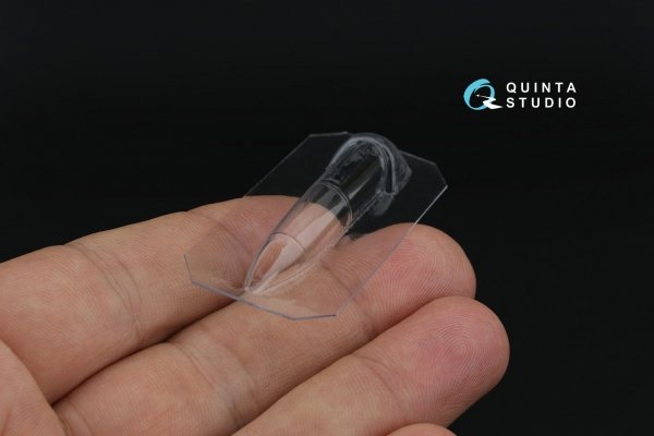 Quinta Studio QC72009 MiG-21UM vacuumed clear vacuformed canopy (for KP kit) 1/72