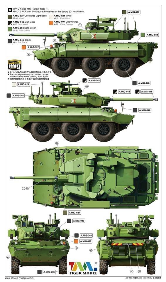 Tiger Model 4665 T-40 NEXTER 1/35