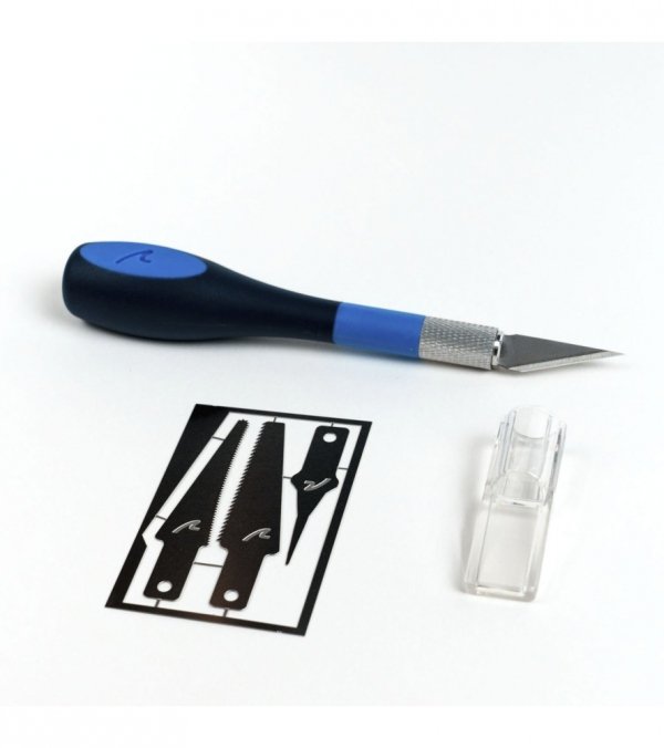 ARTESANIA LATINA 27047-1 Nóż ergonomiczny z ostrzami i aplikatorem kleju