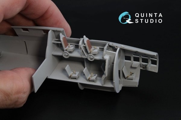 Quinta Studio QD72005 Pe-8/TB-7 3D-Printed &amp; coloured Interior on decal paper for Zvezda 1/72