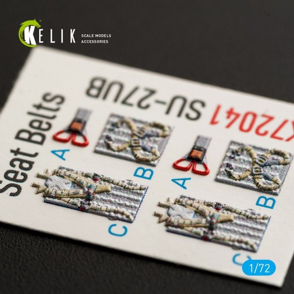KELIK K72041 SU-27UB INTERIOR 3D DECALS FOR TRUMPETER KIT 1/72