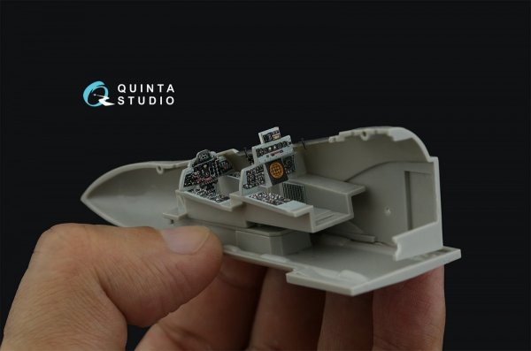 Quinta Studio QD72092 F-4J/S 3D-Printed &amp; coloured Interior on decal paper (Hasegawa) 1/72