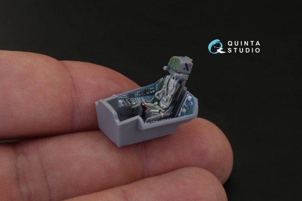 Quinta Studio QD72011 Su-27SM 3D-Printed &amp; coloured Interior on decal paper (for Zvezda kit) 1/72