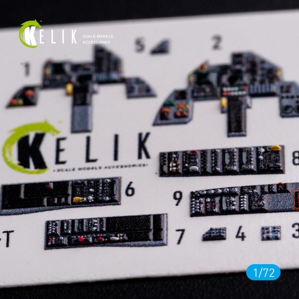 KELIK K72088 AMX-T interior 3D decals for Italeri kit 1/72