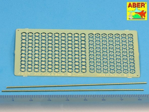 Aber R-40 Hexagonal bolts and nuts 1,5mm useful for (1/16)