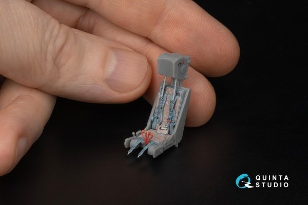 Quinta Studio QD+48603 L-39ZA 3D-Printed &amp; coloured Interior on decal paper ( Trumpeter )( with 3D-printed resin parts ) 1/48