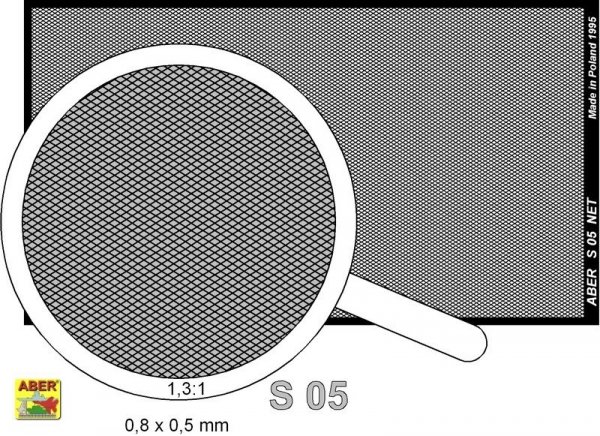 Aber S-05 Net 0,8 x 0,5 mm