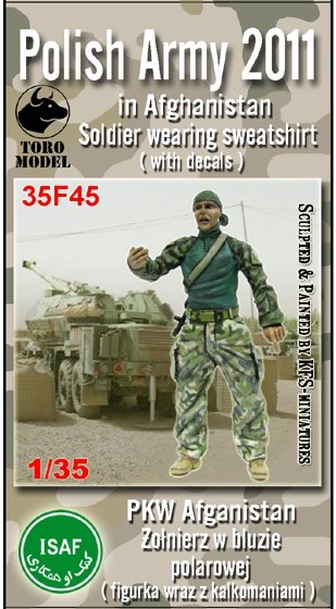 Toro 35F45 Żołnierz W Bluzie Polarowej - PKW Afganistan 1/35