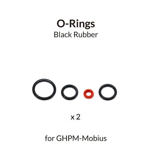 Gaahleri 41079 Mobius Black O-Rings only for Premium GHPM-Mobius