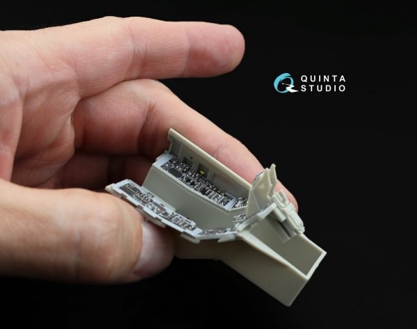 Quinta Studio QD32003 F-16C 3D-Printed &amp; coloured Interior on decal paper (for Tamiya kit) 1/32
