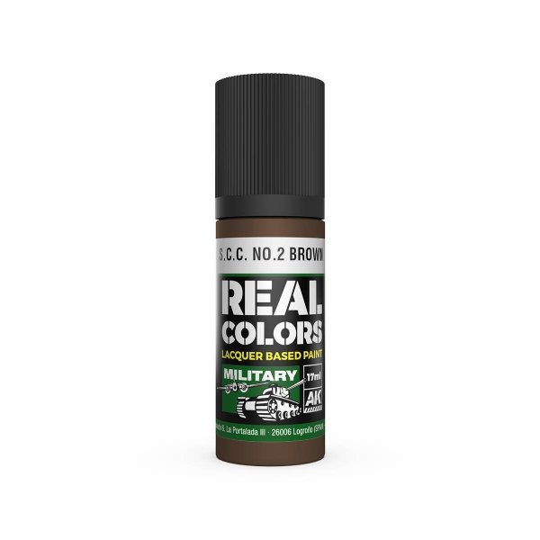 AK Interactive RC874 S.C.C. No.2 Brown 17 ml