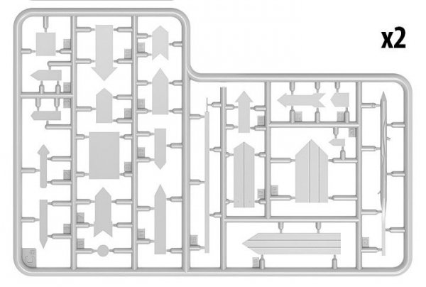 MiniArt 35600 GERMAN ROAD SIGNS WW2 (FRANCE 1944) 1/35