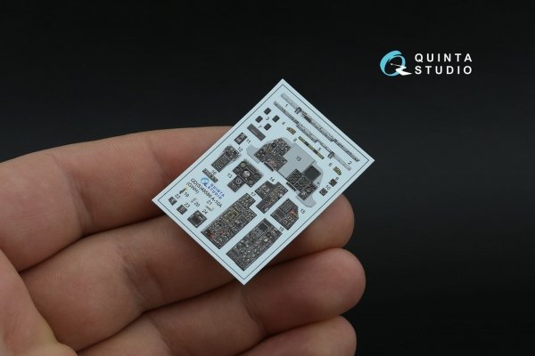 Quinta Studio QD48586 A-10A Warthog 3D-Printed &amp; coloured Interior on decal paper (GWH) 1/48