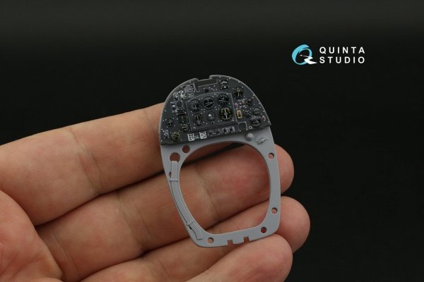 Quinta Studio QD24021 Spitfire Mk.VIII 3D-Printed &amp; coloured Interior on decal paper (Airfix) 1/24