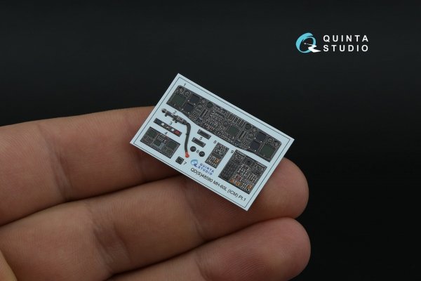 Quinta Studio QDS-48590 MH-60L Blackhawk 3D-Printed &amp; coloured Interior on decal paper (ICM) (Small version) 1/48