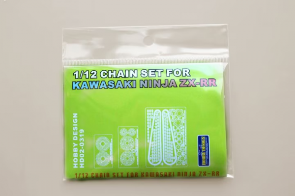 Hobby Design HD02-0319 Chain Set For Kawasaki Ninja ZX-RR for Tamiya 1/12