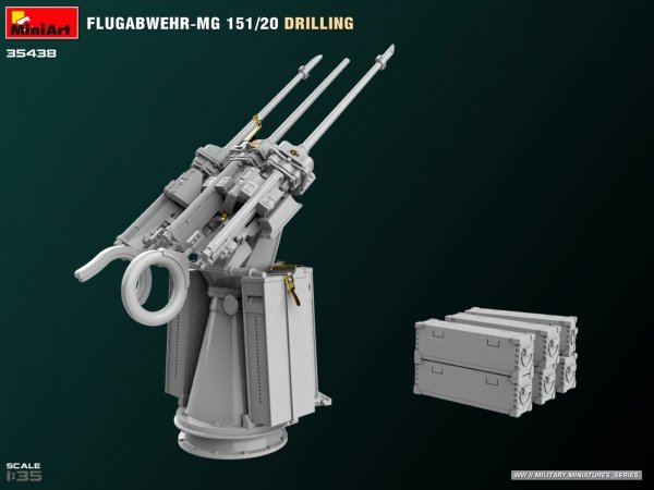MiniArt 35438 FLUGABWEHR-MG 151/20 DRILLING 1/35