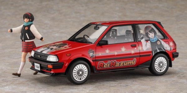 Hasegawa SP633 Toyota Starlet EP71 &quot;Rei Hazumi&quot; w/ Figure 1/24