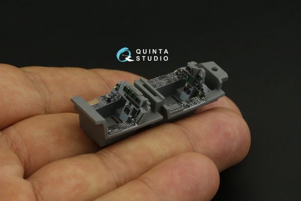 Quinta Studio QD72039 F-15E 3D-Printed &amp; coloured Interior on decal paper (Academy) 1/72