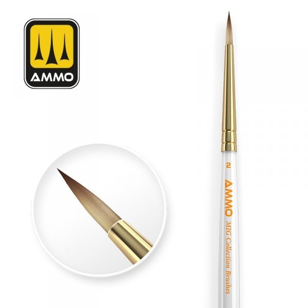 Ammo of Mig 8716 AMMO MIG Collection Brushes Conical 2
