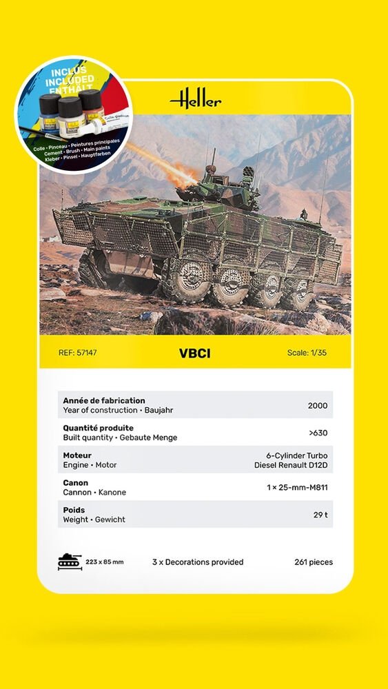 Heller 57147 VBCI - Starter Kit 1/35