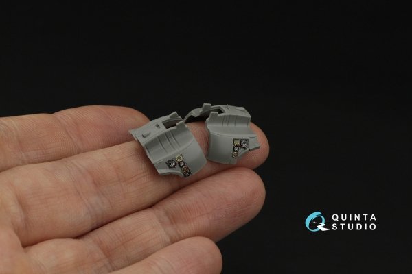 Quinta Studio QD48658 Hs 129B-3 3D-Printed &amp; coloured Interior on decal paper (Takom) 1/48