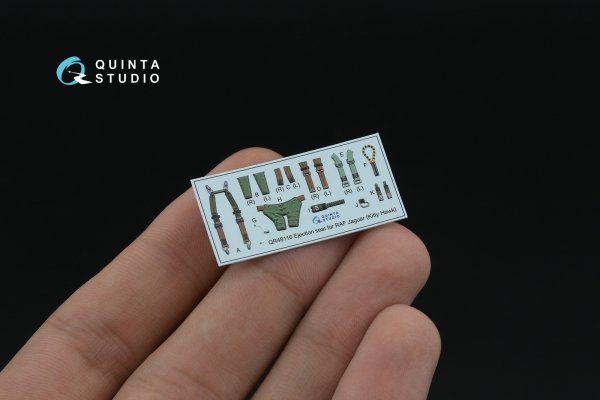 Quinta Studio QD48606 Jaguar Gr.1 3D-Printed &amp; coloured Interior on decal paper (Kitty Hawk) 1/48