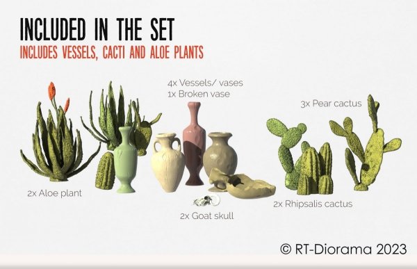 RT-Diorama 35711 North African Accessories Set 1/35