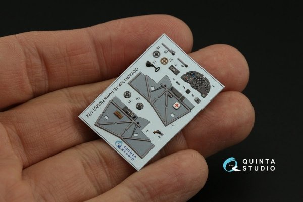 Quinta Studio QD72084 Yak-1B 3D-Printed &amp; coloured Interior on decal paper (Arma Hobby) 1/72