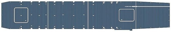 Hasegawa QG46 (72146) USS Gambier Bay Wooden Deck 1/350