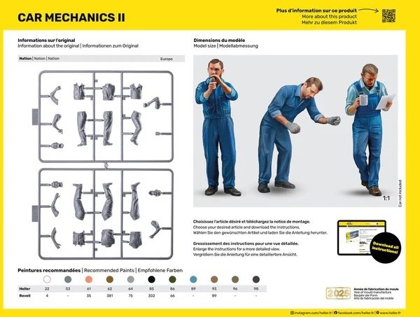 Heller 82756 Car Mechanics II 1/24