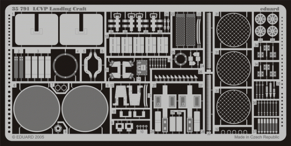 Eduard 35791 LCVP Landing Craft 1/35 (ITALERI)