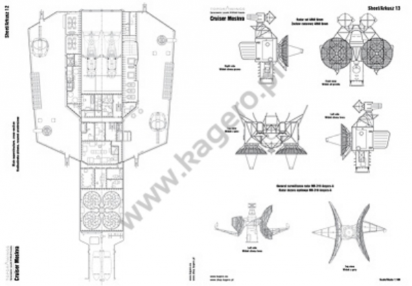 Kagero 7055 The Cruiser Moskva EN/PL
