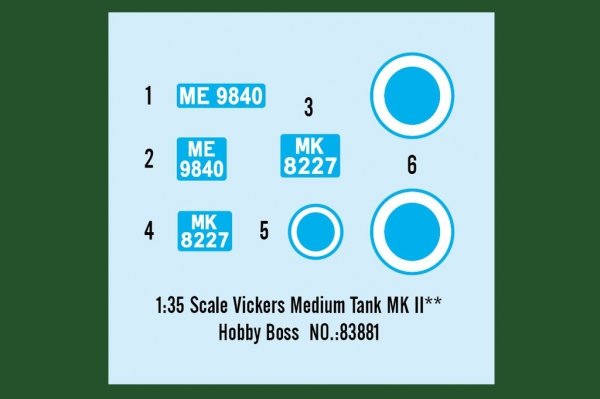 Hobby Boss 83881 Vickers Medium Tank MK II** (1:35)