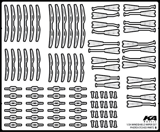 KA Models KA-24010 Windshield Wiper Type B ( wycieraczki )1/24