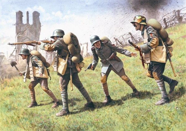 ICM 35291 German Assault Troops (1917-1918) 1/35