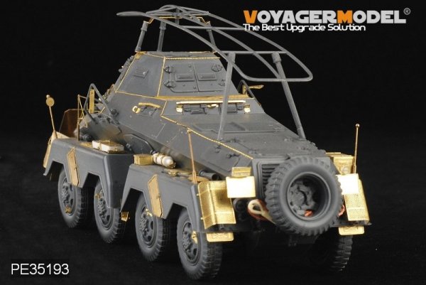 Voyager Model PE35193 WWII German Sd.Kfz.232 8 ROD early version for TAMIYA Kit 1/35