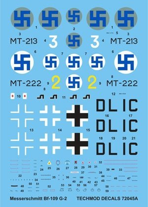 Techmod 72045 - Messerschmitt Bf 109G-2 (1:72)