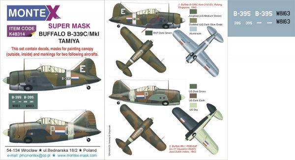 Montex K48314 BUFFALO B-339C/MkI 1/48