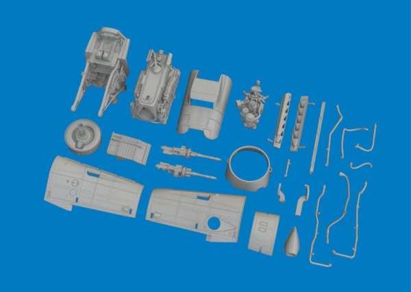 Eduard 672399 Bf 109G-10 WNF Engine EDUARD 1/72