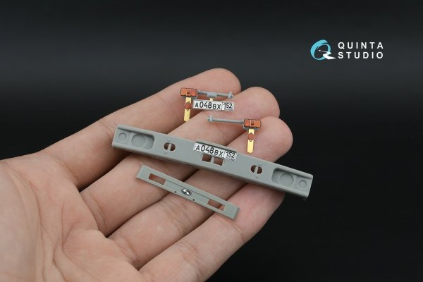 Quinta Studio QD+35162 KrAZ-6322 3D-Printed &amp; coloured Interior on decal paper (Takom) (with 3D-printed resin parts) 1/35