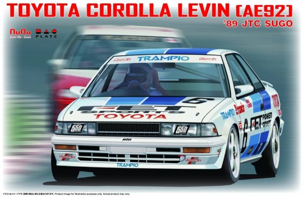 Nunu PN24039 TOYOTA COROLLA LEVIN AE92 ’89 JTC SUGO 1/24