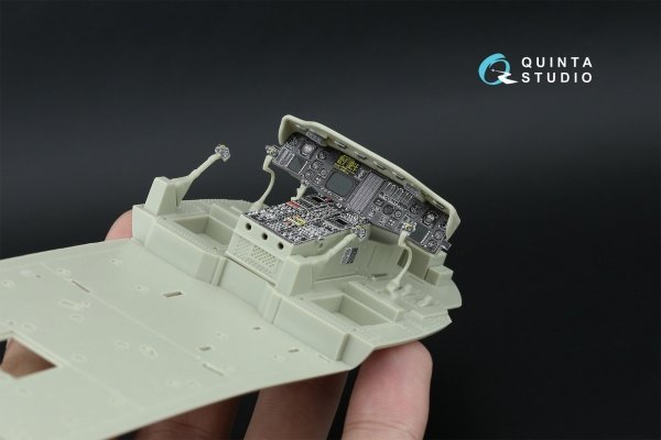 Quinta Studio QD35165 HH-60H Rescue Hawk 3D-Printed &amp; coloured Interior on decal paper (Kitty Hawk) 1/35
