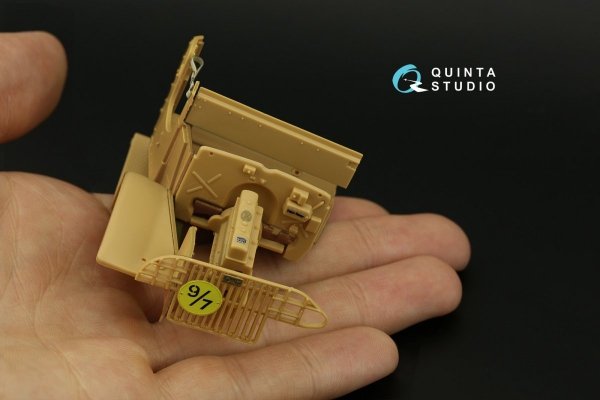 Quinta Studio QD35059 GMC CCKW 352 Open Cab 3D-Printed &amp; coloured Interior on decal paper (HobbyBoss) 1/35