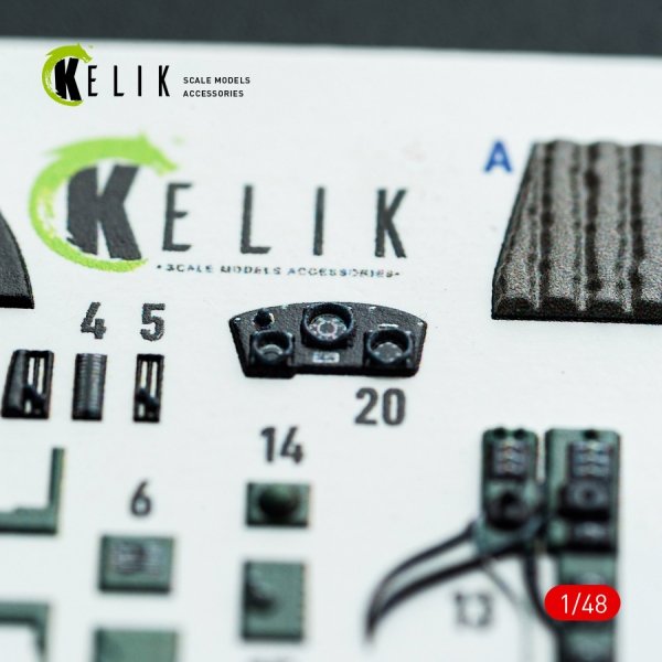 Kelik K48138 Bristol Beaufighter Mk.VI - interior 3D decals for Tamiya kit (1/48)