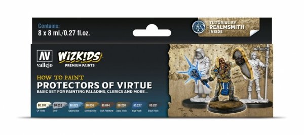 Vallejo 80252 Wizkids Protectors of Virtue Set 8x8ml
