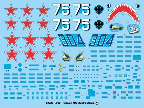 Trumpeter 03226 Russian MIG-29UB Fulcrum 1/32