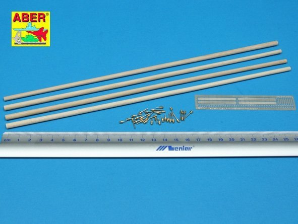 Aber 35D11 Telegraph - pillar set for 4 cross bars with 8 insulators each (1:35)