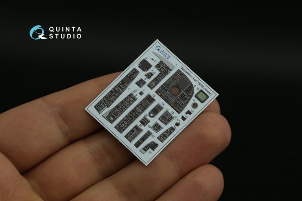 Quinta Studio QDS-48394 A-6E TRAM 3D-Printed &amp; coloured Interior on decal paper (Kinetic) (Small version) 1/48